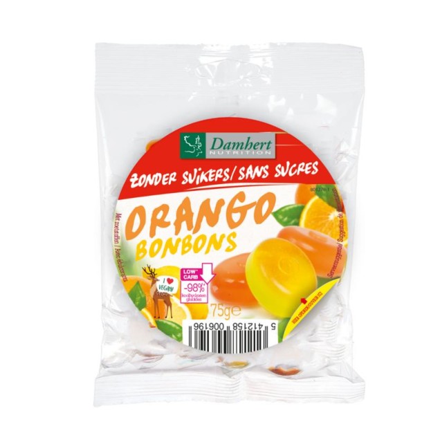 Damhert Orango bonbons (75 Gram)