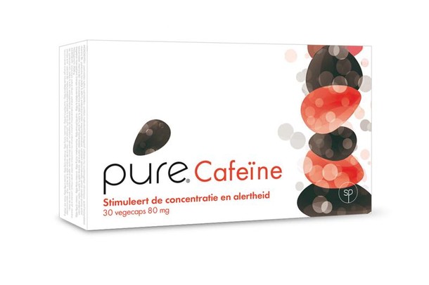 Pure Cafeine 80 mg (30 Vegetarische capsules)