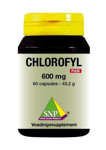 SNP Chlorofyl 600mg puur (60 Capsules)