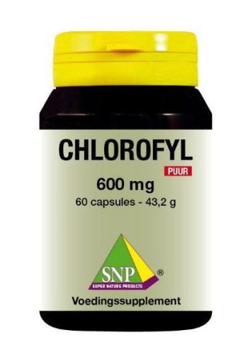 SNP Chlorofyl 600 mg puur (60 Capsules)