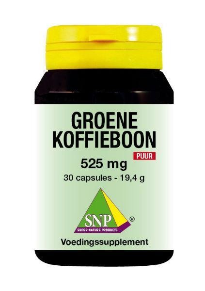 SNP Groene koffiebonen 525mg puur (30 Capsules)