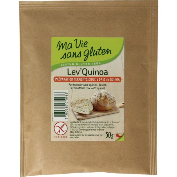 Ma Vie Sans Zuurdesem quinoa glutenvrij (50 Gram)