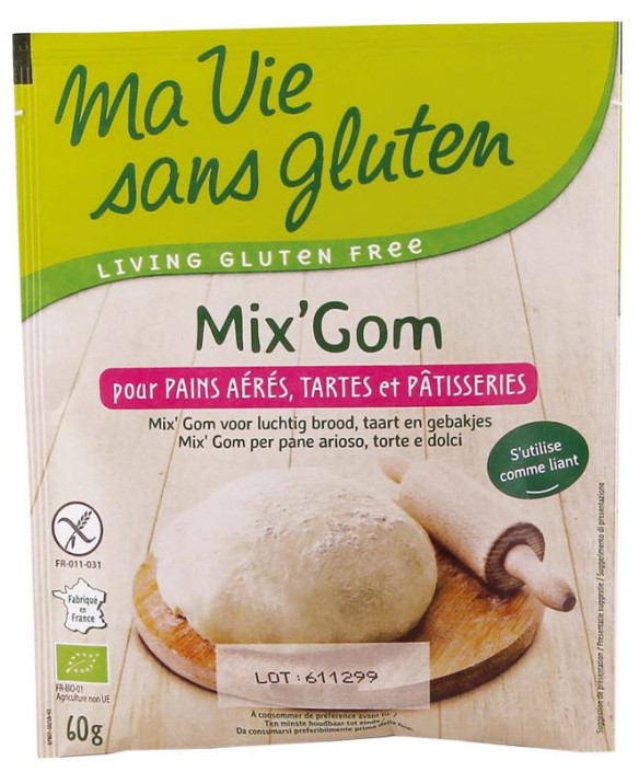 Ma Vie Sans Bindmiddel voor brood gebak mix gom glutenvrij bio (60 Gram)