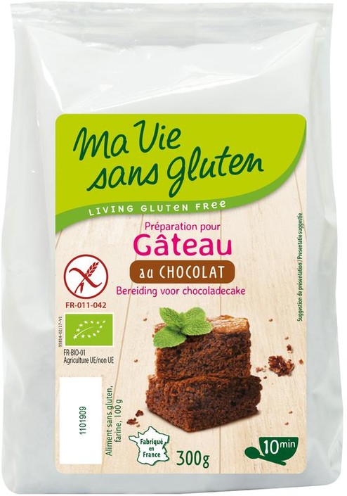 Ma Vie Sans Chocolade cakemix glutenvrij bio (300 Gram)