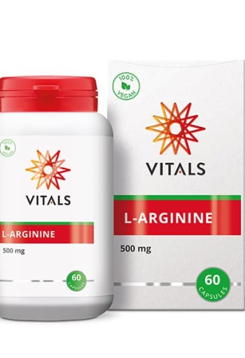 Vitals L-Arginine 500mg (60 Capsules)