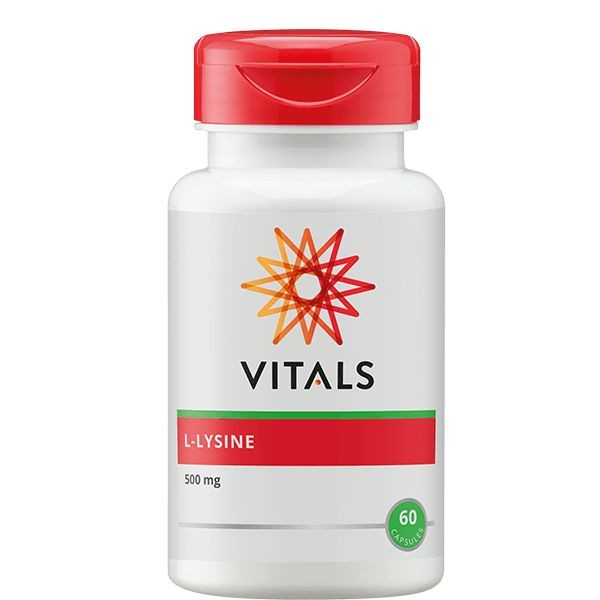 Vitals L-Lysine 500mg (60 Vegetarische capsules)