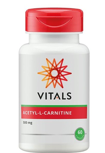 Vitals Acetyl-L-Carnitine 500mg (60 Vegetarische capsules)