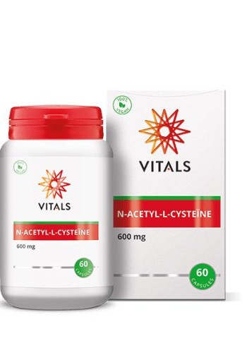 Vitals N-Acetyl-L-cysteine 600 mg (60 Vegetarische capsules)