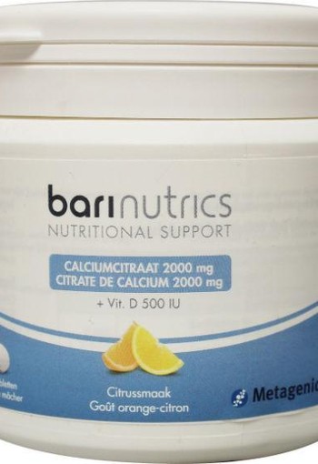 Barinutrics Calciumcitraat citrus (90 Tabletten)