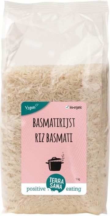 Terrasana Basmati rijst wit bio (1 Kilogram)