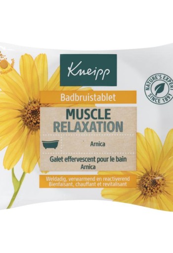 Kneipp Badbruistablet mucle relaxation arnica (80 Gram)