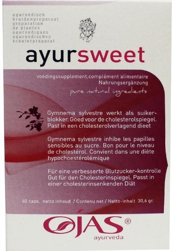 Ojas Ayursweet (60 Vegetarische capsules)