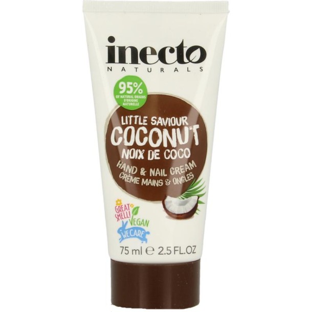 Inecto Naturals Coconut hand & nagelcreme (75 Milliliter)