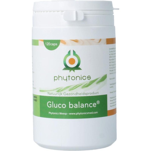 Phytonics Gluco balance humaan (120 Capsules)