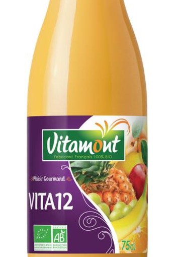Vitamont Vita 12 vruchten cocktail bio (750 Milliliter)