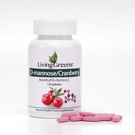 Livinggreens Cranberry met D-Mannose (120 Tabletten)