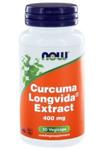 NOW Curcuma longvida extract (50 Vegetarische capsules)