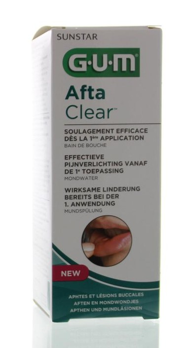 GUM Aftaclear mondwater (120 Milliliter)
