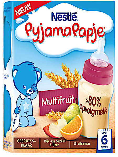 Nest­lé Py­ja­ma­pap­je mul­ti­f­ruit 6mnd / 2 x 250 ml