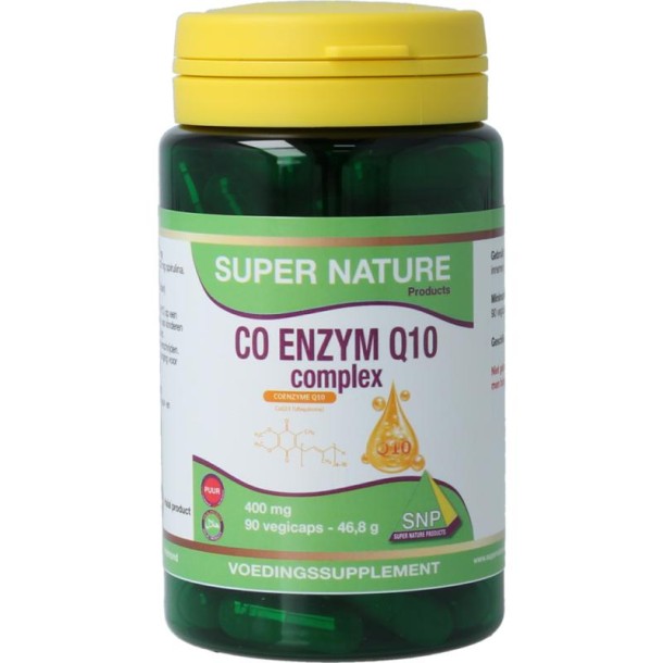 SNP Co enzym Q10 complex 400mg puur (90 Vegetarische capsules)