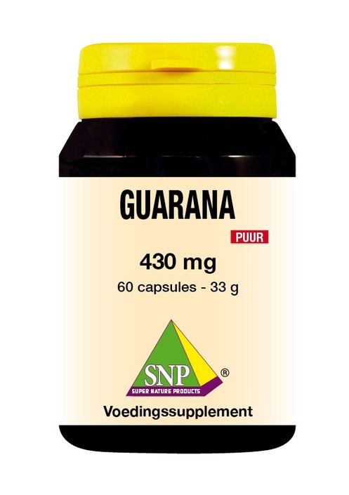 SNP Guarana 430 mg puur (60 Vegetarische capsules)