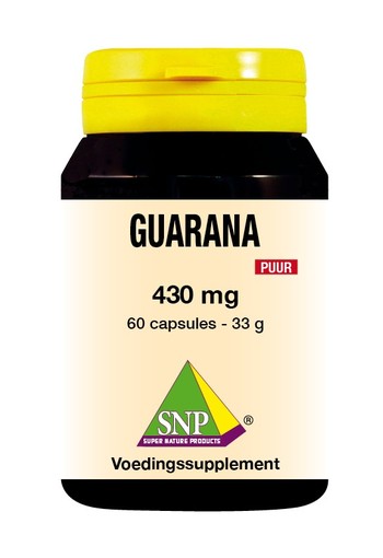 SNP Guarana 430 mg puur (60 Capsules)