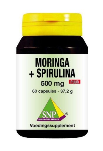 SNP Moringa & spirulina 500 mg puur (60 Capsules)