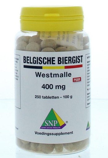 SNP Belgische biergist 400 mg puur (250 Tabletten)