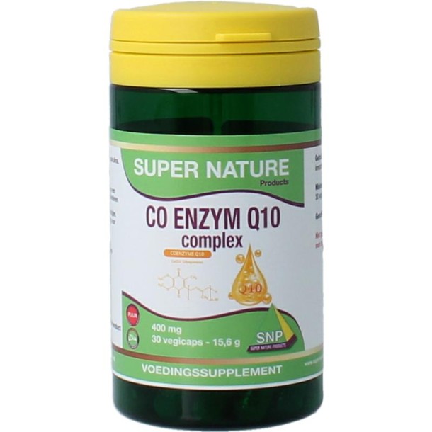 SNP Co enzym Q10 complex 400mg puur (30 Vegetarische capsules)