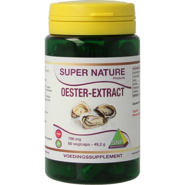 SNP Oester extract 700 mg puur (60 Vegetarische capsules)