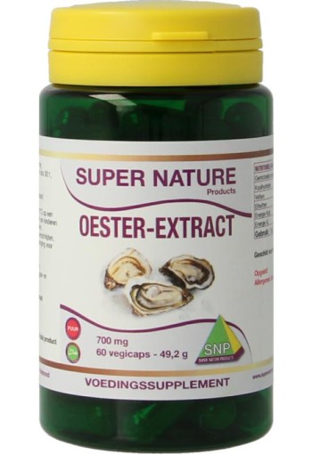 SNP Oester extract 700 mg puur (60 Vegetarische capsules)