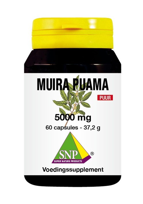 SNP Muira puama 5000mg puur (60 Vegetarische capsules)