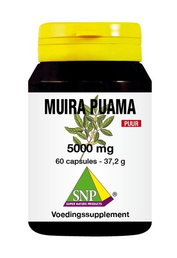 SNP Muira puama 5000mg puur (60 Vegetarische capsules)