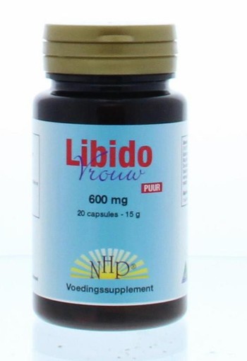 NHP Libido vrouw 600mg puur (20 Capsules)