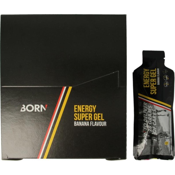 Born Energy super gel banana flavour 40ml (12 Stuks)
