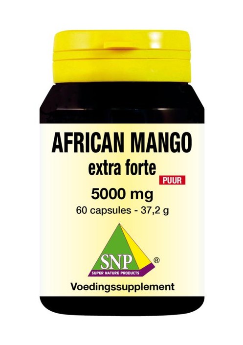 SNP African mango extract 5000mg puur (60 Vegetarische capsules)