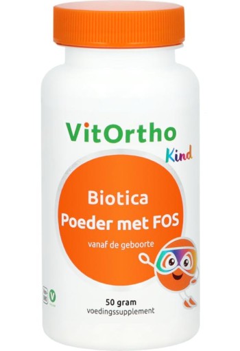 Vitortho Biotica poeder met Fos kind vh probiotica (50 Gram)