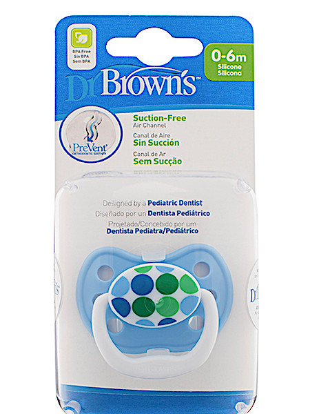 Dr. Brown's Fop­speen  Stap 1/ 0-6 mnd