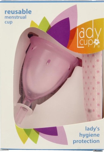 Ladycup Menstruatie cup pink maat S 40 mm (1 Stuks)