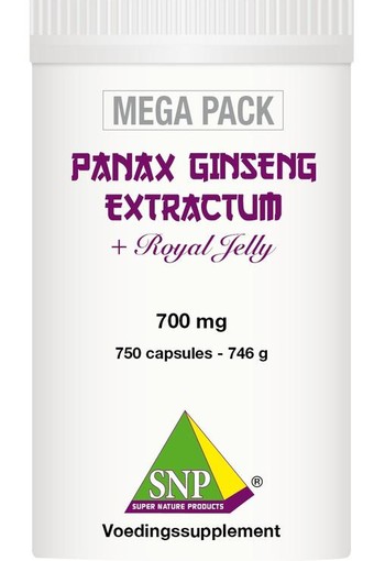 SNP Panax ginseng extract megapack (750 Capsules)
