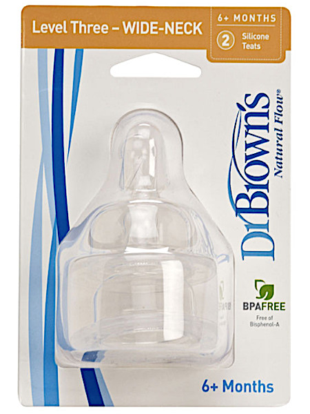 Dr. Brown's Speen voor bre­de hals­fles 6+ maan­den