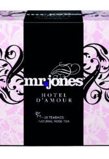 Mr Jones Hotel d amour rozen thee (20 Zakjes)