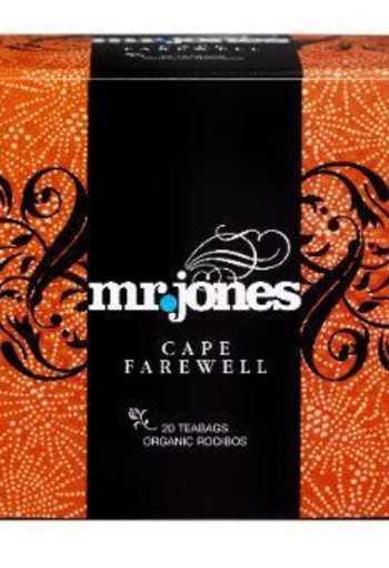 Mr Jones Cape farewell rooibos bio (20 Zakjes)