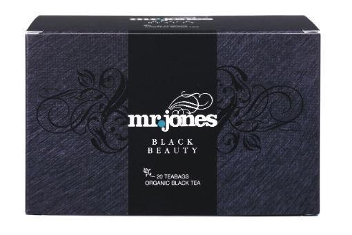 Mr Jones Black beauty zwarte thee bio (20 Zakjes)