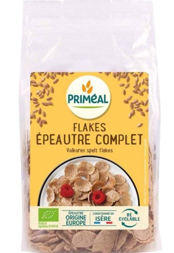 Primeal Volkoren spelt flakes bio (200 Gram)