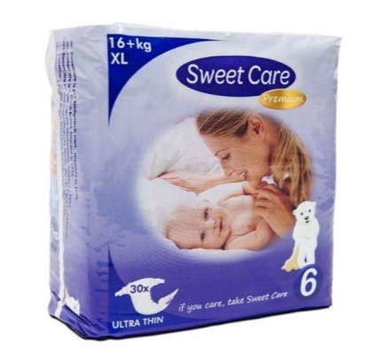 Sweetcare Premium Xl Maat 6 16+ Kg 30st