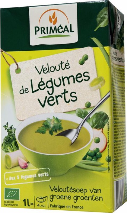 Primeal Veloute gebonden soep groene groenten bio (1 Liter)