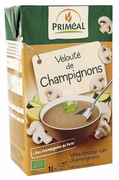 Primeal Veloute gebonden soep champignons bio (1 Liter)