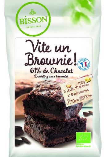 Bisson Bakmix voor brownies bio (350 Gram)