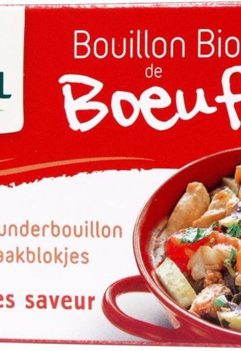 Primeal Runderbouillon blokjes 10 gram bio (8 Stuks)